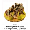 German Blitzkrieg 75mm LeiG 18 light artillery (1939-42) 28mm WWII WARLORD GAMES