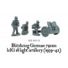 German Blitzkrieg 75mm LeiG 18 light artillery (1939-42) 28mm WWII WARLORD GAMES