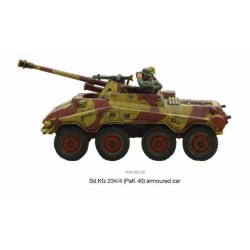 German Sd.Kfz 234/4 (PaK 40) armoured car 28mm WWII WARLORD GAMES