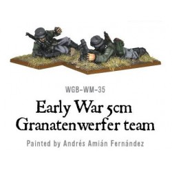 German Heer 5cm Granatenwerfer team 28mm WWII WARLORD GAMES