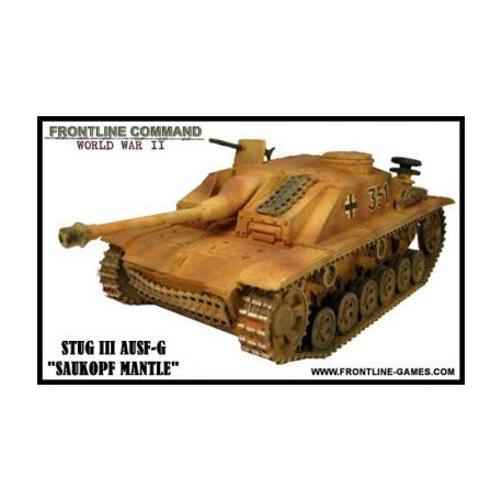 German Sturmgeschutz III Ausf. G Saukopf Mantlet WWII 28mm-1/50th COMBAT SCALE!