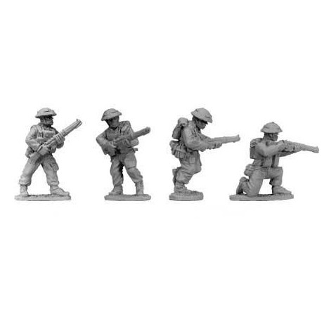 British Infantry w/Rifles II 28mm WWII BLACK TREE DESIGN