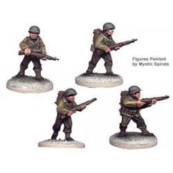 American U.S. Riflemen I 28mm WWII CRUSADER MINIATURES