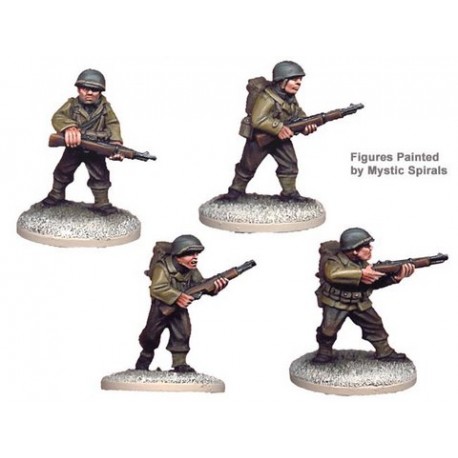 American U.S. Riflemen I 28mm WWII CRUSADER MINIATURES