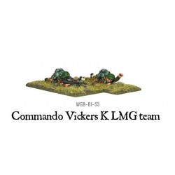 British Commando Vickers K LMG team 28mm WWII WARLORD GAMES