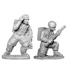 German Fallschirmjager w/SMGs IA 28mm WWII BLACK TREE DESIGN