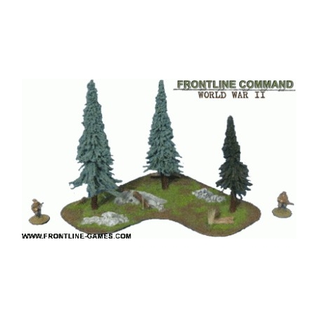 Modular Forest Section w/Trees FRONTLINE GAMES