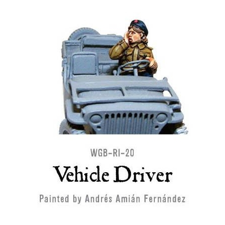 Russian Soviet vehicle Female Driver 28mm WWII WARLORD GAMES