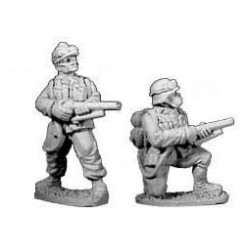 German Afrika Korps w/Flamethrowers 28mm WWII BLACK TREE