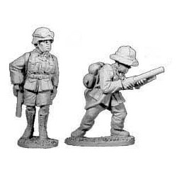 German Afrika Korps w/Flamethrowers II 28mm WWII BLACK TREE