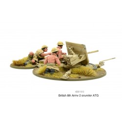 British 8th Army 2 pounder ATG 28mm WWII WARLORD GAMES