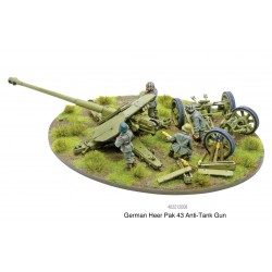 German Heer PaK 43 Anti-tank gun 28mm WWII WARLORD GAMES