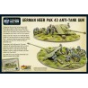 German Heer PaK 43 Anti-tank gun 28mm WWII WARLORD GAMES