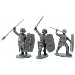 Gallic Celtic Warriors Sprue (6) 28mm VICTRIX MINIATURES