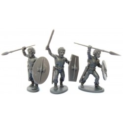 Gallic Celtic Warriors Sprue (6) 28mm VICTRIX MINIATURES