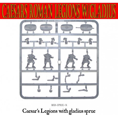 Caesar's Legions w gladius/slings sprue WARLORD GAMES