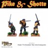 Alisdair The Devastator Mac Colla & guards! 28mm ECW Pike & Shotte WARLORD GAMES