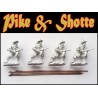 Pike-men Receiving Cavalry! (4)  Pike & Shotte WARLORD GAMES