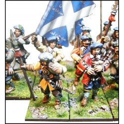 Scots Covenanters Command (4) 28mm ECW TYW WARLORD GAMES