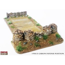 Gabion Defense posistion 1 (3pcs) 28mm ECW TYW Pike & Shotte FRONTLINE