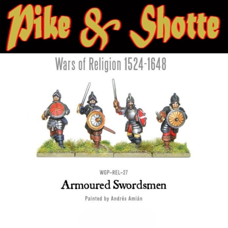 Armoured Swordsmen 28mm Pike & Shotte ECW Wars of Religions WARLORD GAMES