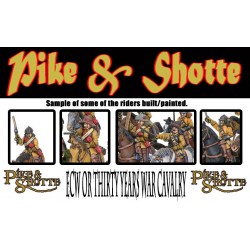 ECW Cavalry (4) 28mm Pike & Shotte WARLORD GAMES