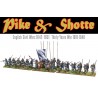 ECW INFANTRY SPRUE (12) 28mm Pike & Shotte WARLORD GAMES