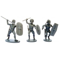 Ancient Gallic Celtic Naked Fanatics (24) 28mm Plastic VICTRIX MINIATURES