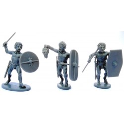 Ancient Gallic Celtic Naked Fanatics (24) 28mm Plastic VICTRIX MINIATURES