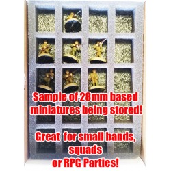 Personal Miniature Storage Case 20 standard size 28mm FRONTLINE GAMES