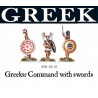 Greek Command with sword 28mm AncientS  WARLORD GAMES