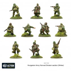 Hungarian Honved Division section (winter) 28mm WWII WARLORD GAMES