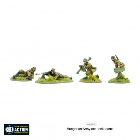 Hungarian Army anti-tank teams 28mm WWII WARLORD GAMES