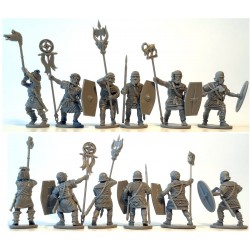 Germanic Warriors Command Sprue (6) 28mm VICTRIX MINIATURES