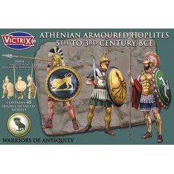 Greek Athenian Armoured Hoplites (48) 28mm Plastic VICTRIX