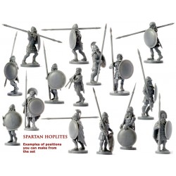 Greek Spartan Armoured Hoplites Sprue (8) 28mm Plastic VICTRIX