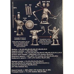 Greek Archer Sprue (2) 28mm Plastic VICTRIX