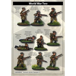 Russian Soviet Army Squad II 28mm WWII ARTIZAN DESIGN