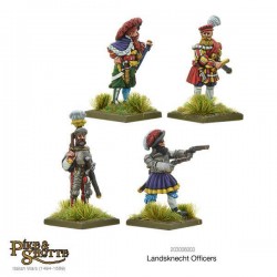 Landsknechts officers (4) 28mm Renaissance WARLORD GAMES