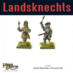 Landsknecht Kaiser Maximillian I (2) 28mm Renaissance WARLORD