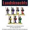 Landsknechts Armored at Ready Halberds 2 28mm Renaissance FOUNDRY