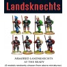 Landsknechts Armored Halberds At Ready 1 28mm Renaissance FOUNDRY