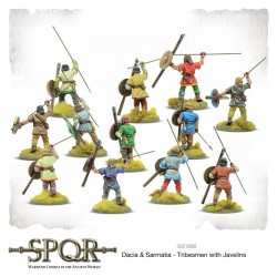 Dacia & Sarmatia Tribesmen w/Javlins (12) 28mm Ancients SPQR WARLORD GAMES