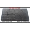 STONE BORDER - MEDALLION CENTER 2"x2" DOUBLE-SIDE DUNGEON TILES