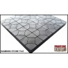 DIAMOND STONE - ROCK FLOOR  2"x2" DOUBLE-SIDE DUNGEON TILES