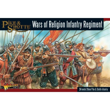 Wars of Religion Infantry Regiment 28mm Pike & Shotte WARLORD GAMES