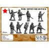 Russian Soviet Squad Pack (Separate Head System) 28mm WWII WEST WIND