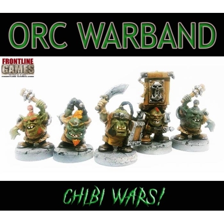 Orc Warband - CHIBI WARS! - FRONTLINE GAMES