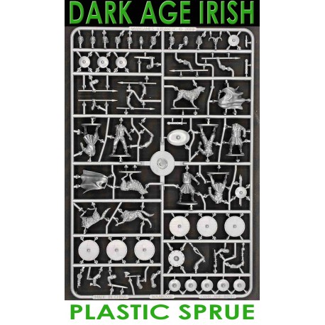 Dark Age Irish Warriors Sprue (8) 28mm WARGAMES ATLANTIC