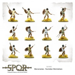 Numidian Skirmishers (12) 28mm Ancients SPQR  WARLORD GAMES